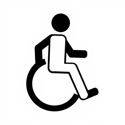 Icono de accesibilidad que muestra una figura humana estilizada con los brazos extendidos, simbolizando la inclusi&oacute;n.